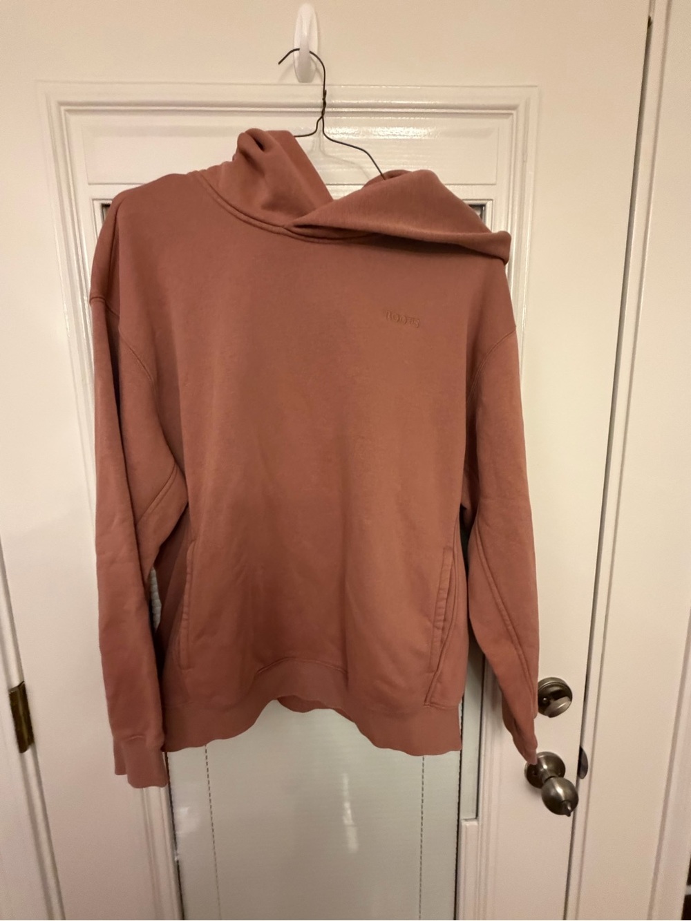 Roots Women's Dusty Rose Hooded Sweatshirt